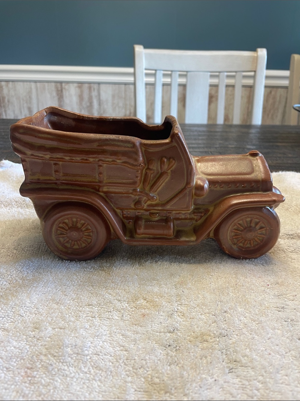 Vintage 1950s  Possible McCoy ceramic car planter